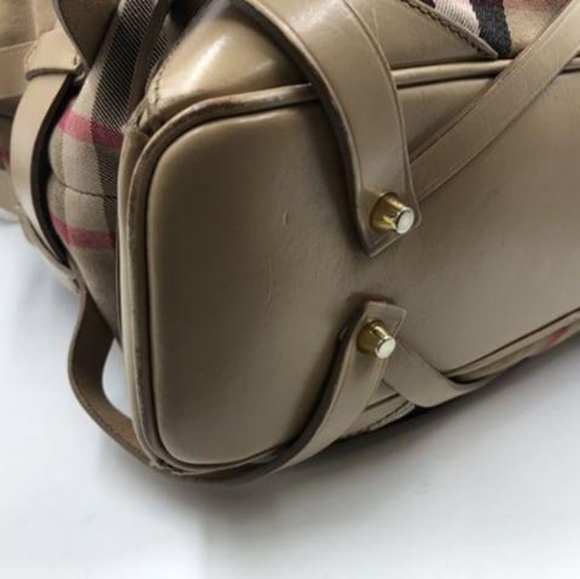 **SOLD**Burberry Haymarket Tote - Picture 3 of 8